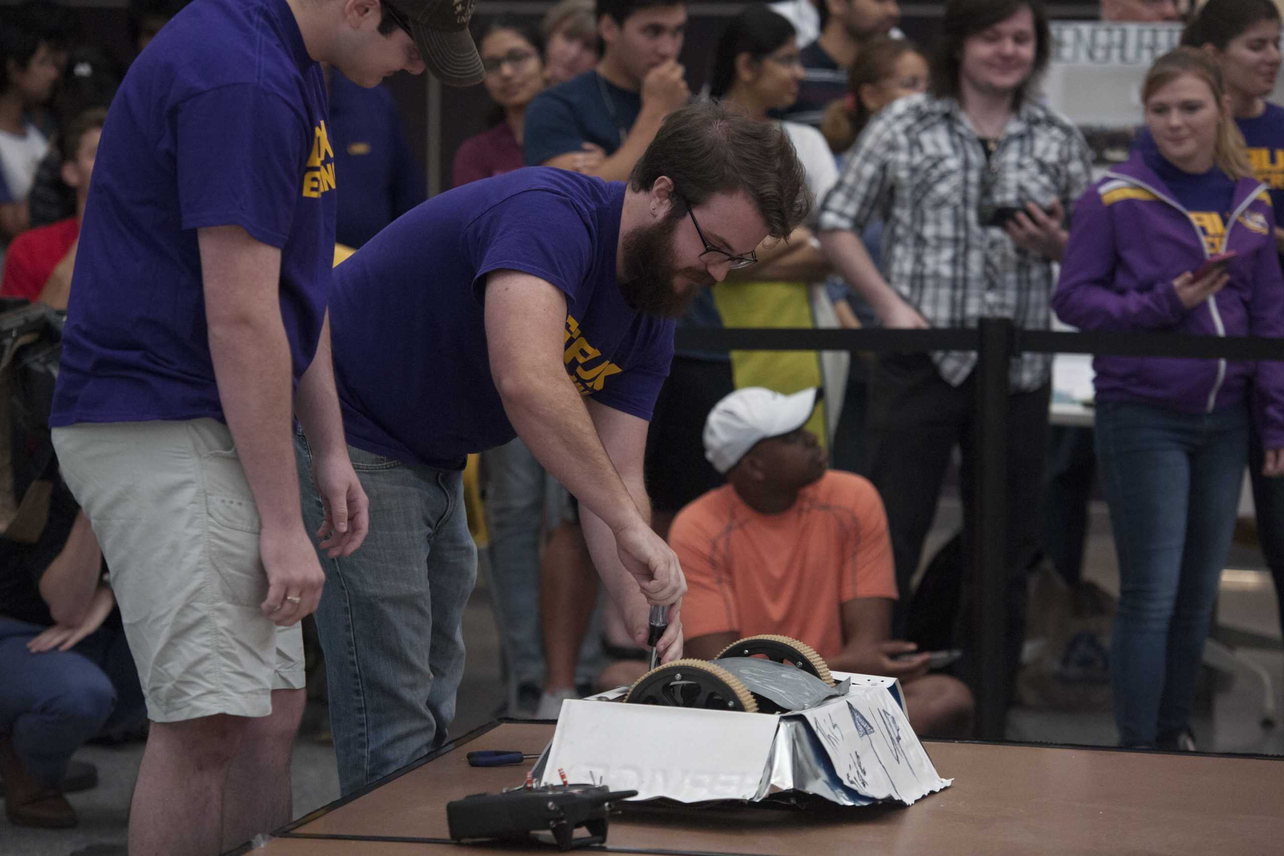 LSU hosts first annual combat robotics competition