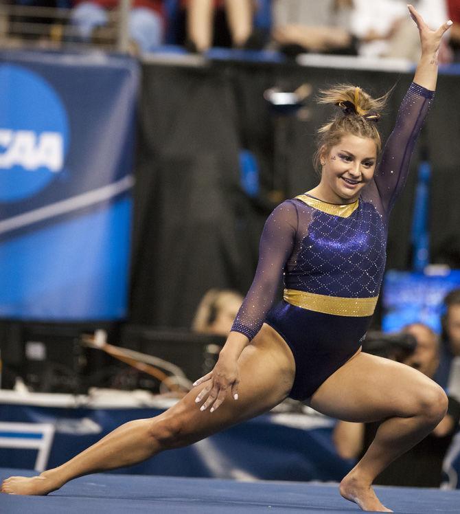 LSU uses strong start on floor to set tone and push Tigers to Super Six