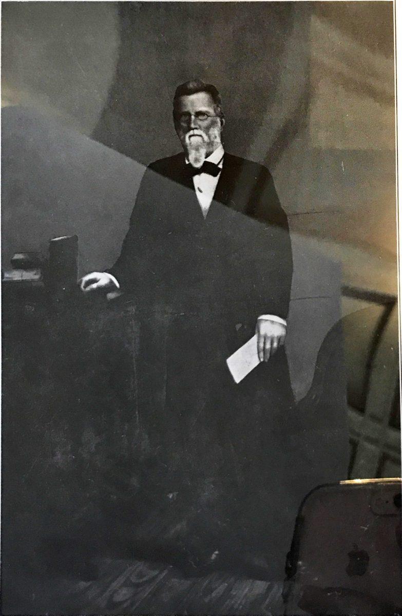 The full-length portrait of George Mason Graham by Samuel H. Lockett was stolen from David Boyd Hall in 1980.