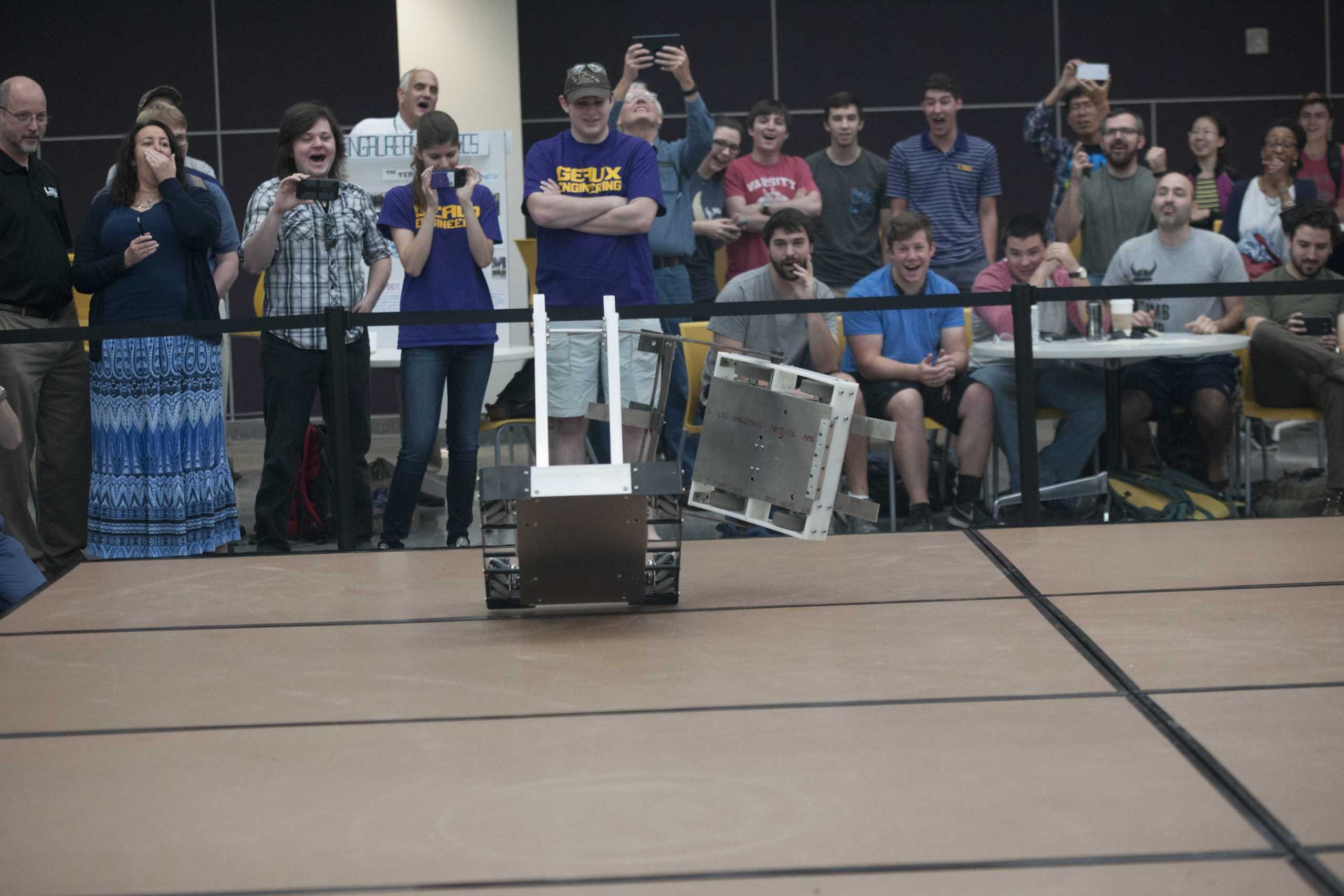 LSU hosts first annual combat robotics competition