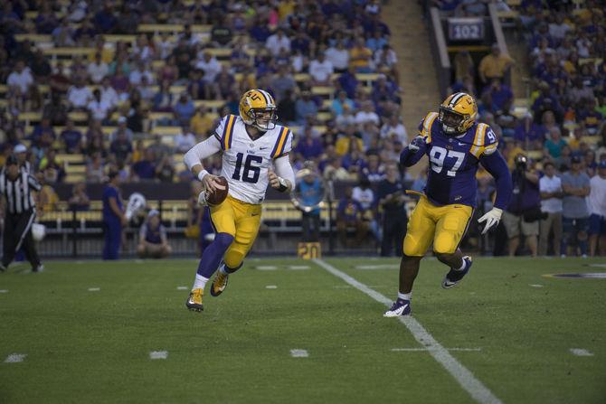 After 'getting their butts kicked all spring' Aranda's defense, young players shine in spring game