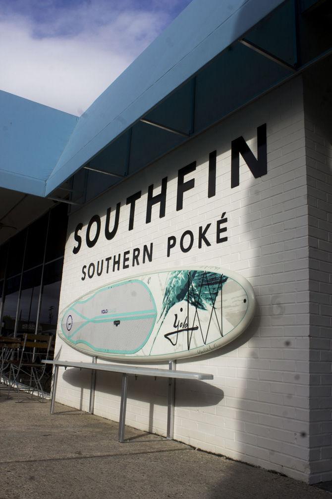 Newly opened business Southfin Southern Pok&#233; operates during normal hours on March 30, 2017.