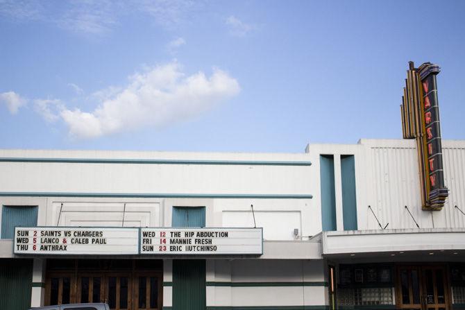 The Varsity Theatre operates during it's regular hours on Tuesday, Oct. 4, 2016, on Highland Road.