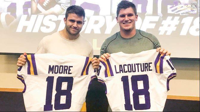 LSU announces senior J.D. Moore to wear No. 18 for 2017 season