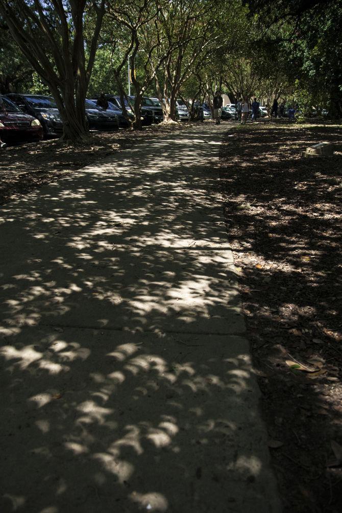 LSU gathers for solar eclipse amid first day of classes