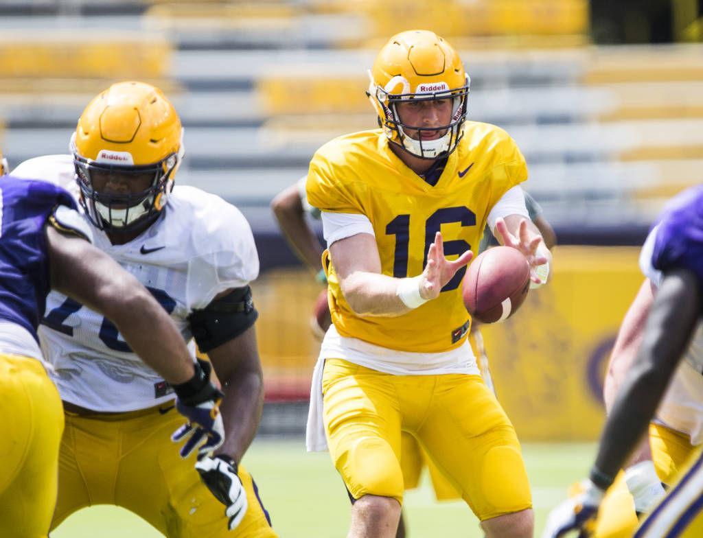 Notebook: Orgeron talks quarterbacks, defensive tackles and scholarships following scrimmage