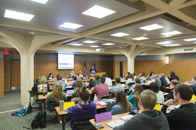 LSU Student Government meets on Wednesday, Feb. 15, 2017 in the Capital Chambers located in the LSU Student Union.