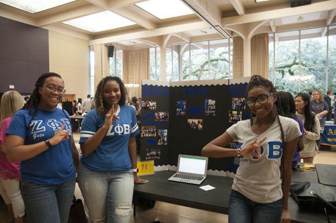 Student organizations showcase at Student Involvement Fair