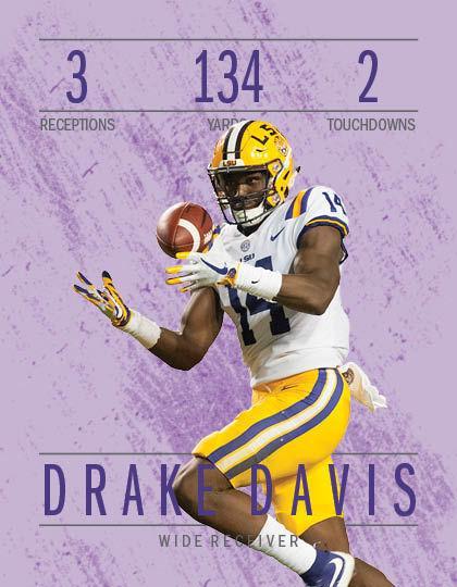 LSU offense utilizing Drake Davis, Stephen Sullivan's size downfield