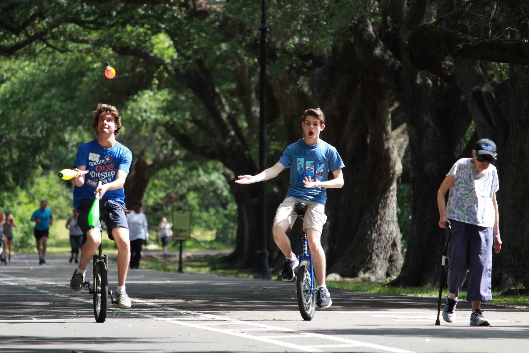 LSU student uses juggling and unicycling skills to raise awareness for rare disease