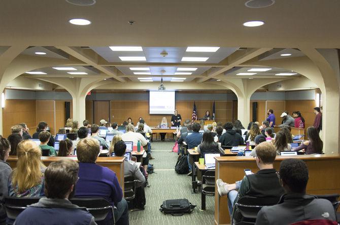 LSU Student Government meets on Wednesday, Feb. 15, 2017 in the Capital Chambers located in the LSU Student Union.