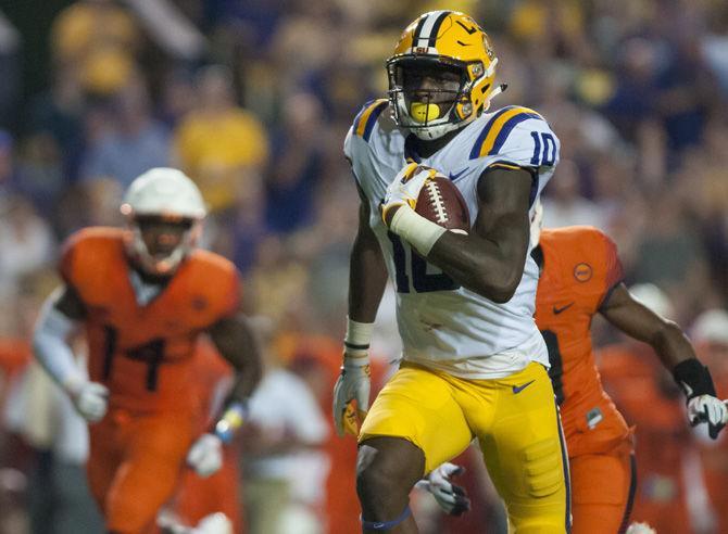 LSU offense utilizing Drake Davis, Stephen Sullivan's size downfield