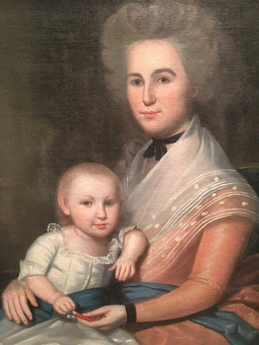 The woman and her strange child