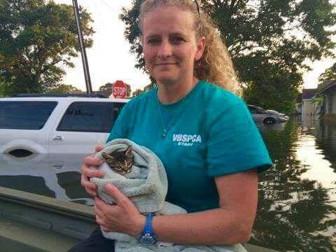 LSU alumna rescues people and pets after devastating storms