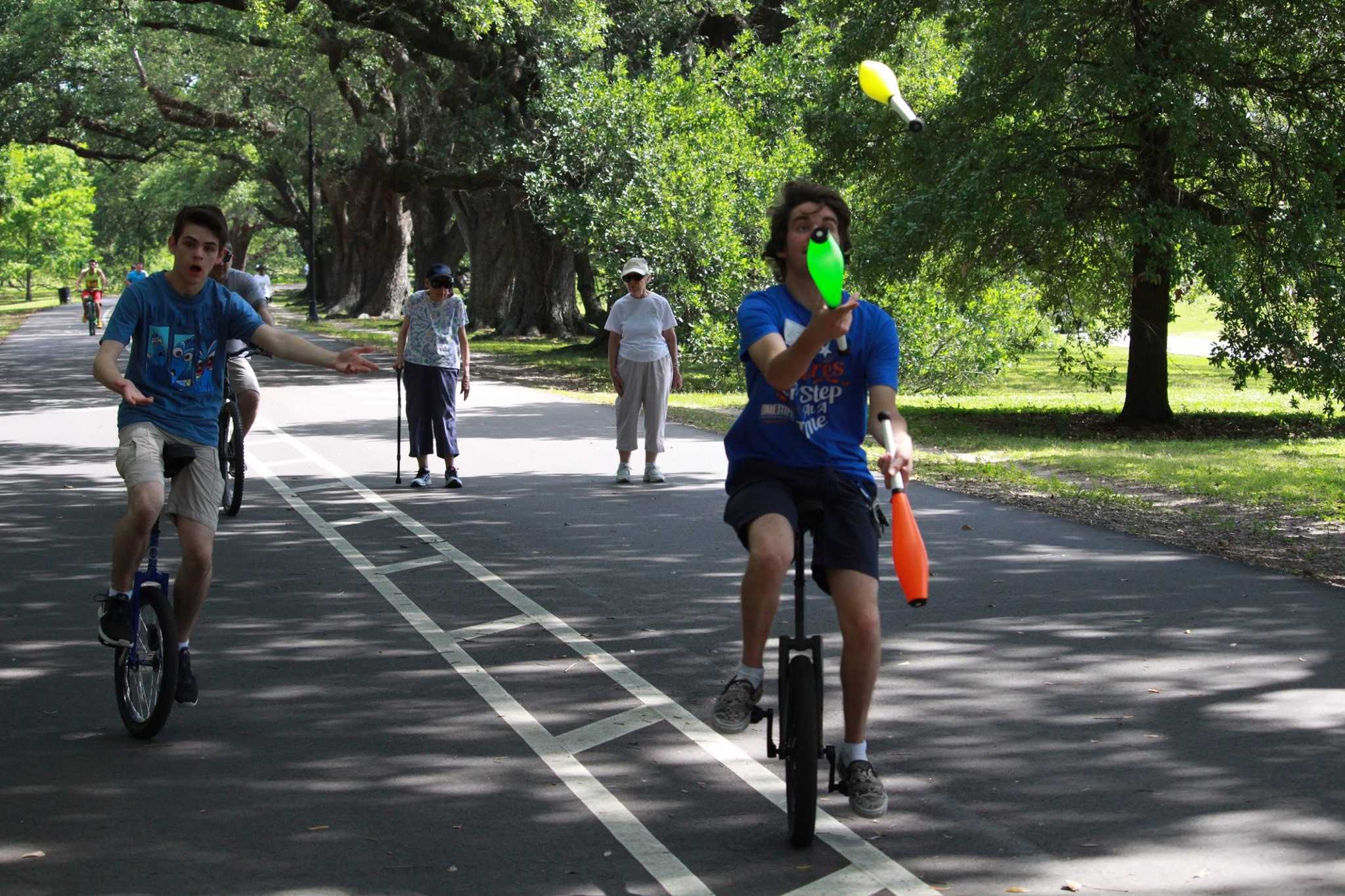 LSU student uses juggling and unicycling skills to raise awareness for rare disease