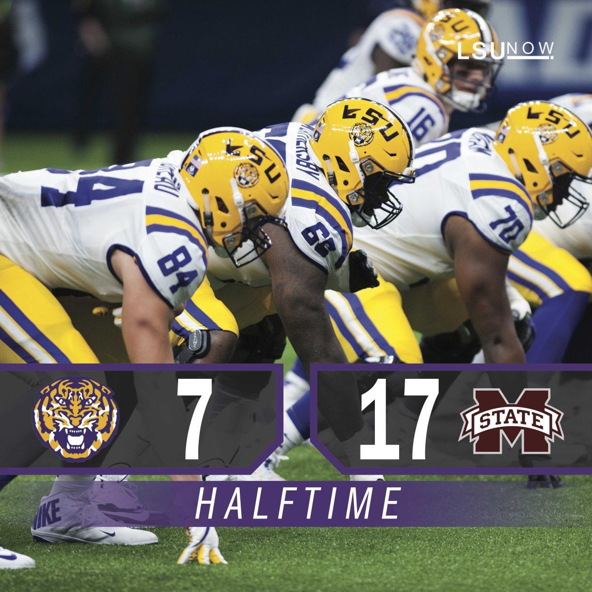 LSU v. MSU halftime