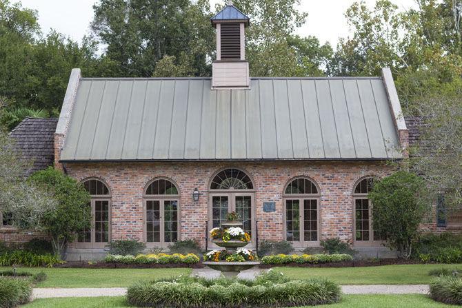 The Steele Burden Memorial Orangerie stands as a staple of the Botanic Garden at the Burden Museum on Monday, Oct. 9, 2017 on Essen Lane.