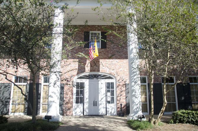 LSU's chapter of Lambda Chi Alpha's fraternity house sits on Thursday, Oct. 26, 2017, on LSU campus.