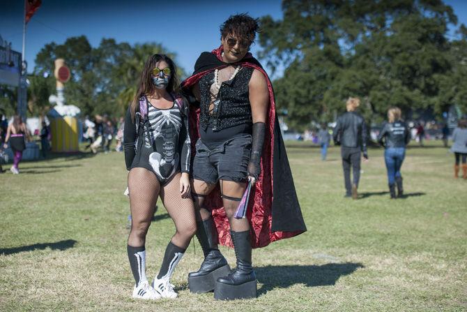 From group ensembles to themed costumes, Halloween looks dominate Voodoo 2017