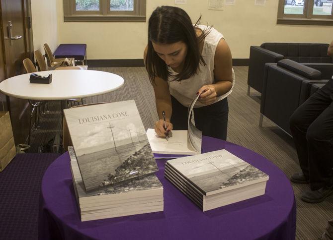 The French House showcases the book "Louisiana Gone" on Wednesday, Oct. 4, 2017.