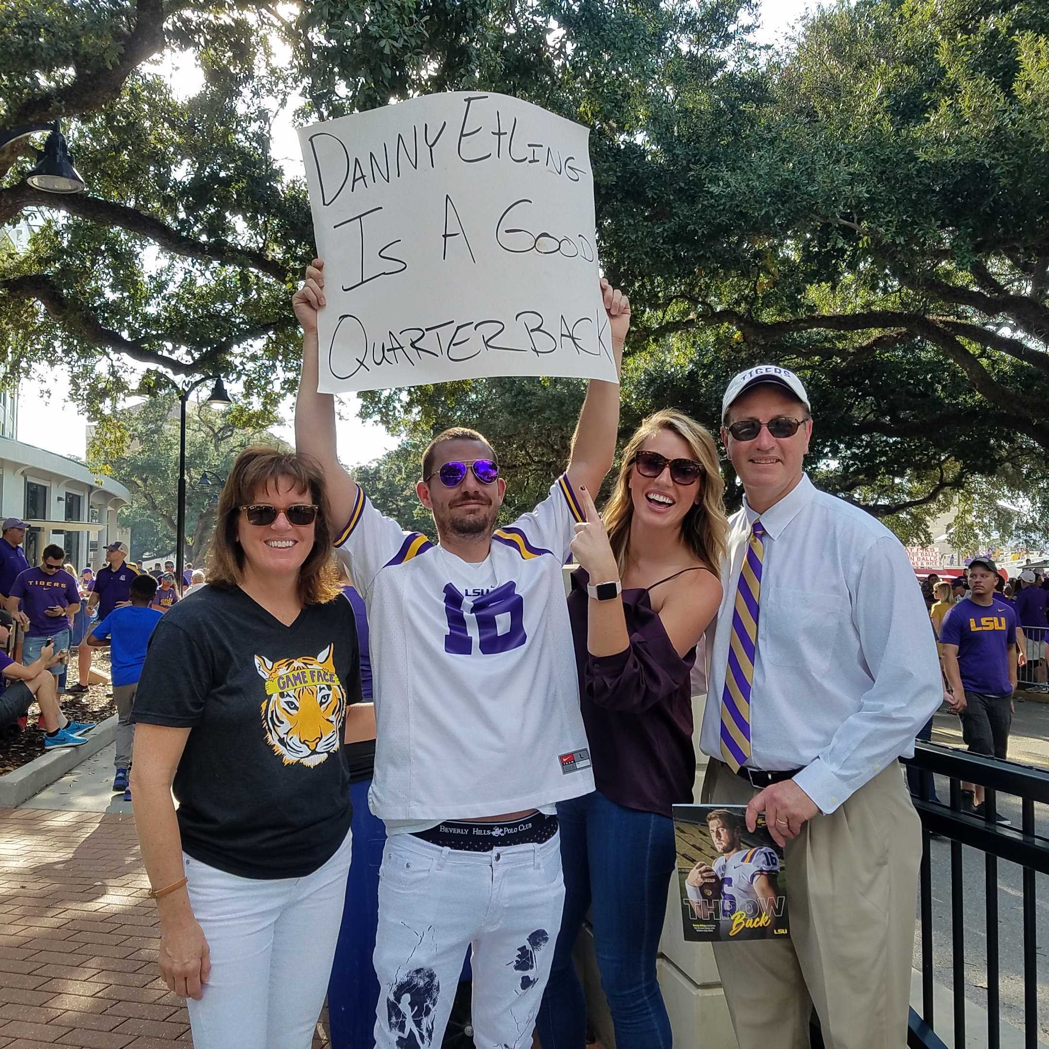 LSU's Danny Etling attempts to cement himself as a 'good quarterback' against Alabama