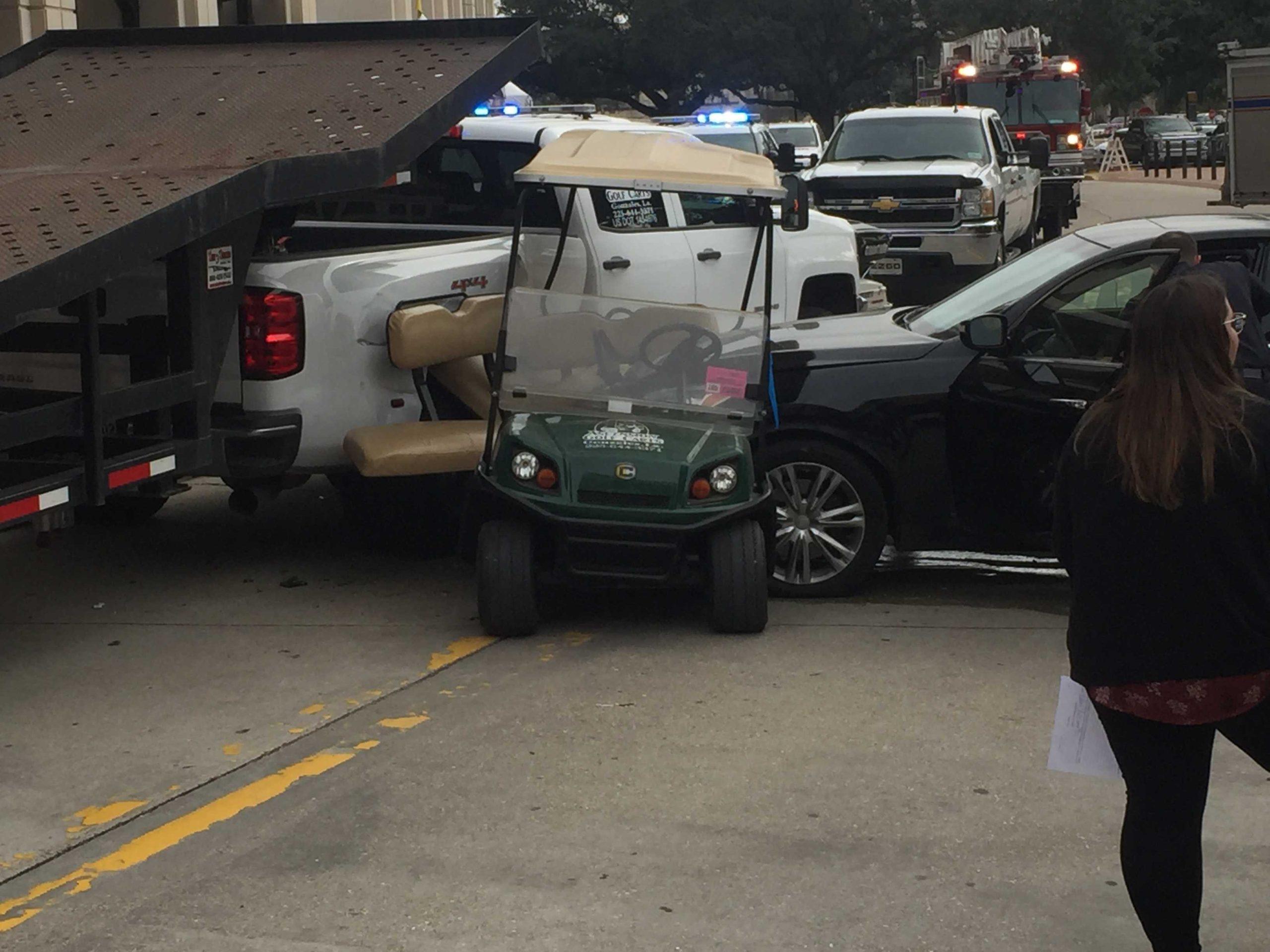 Two LSU students injured in vehicle collision by Tiger Stadium