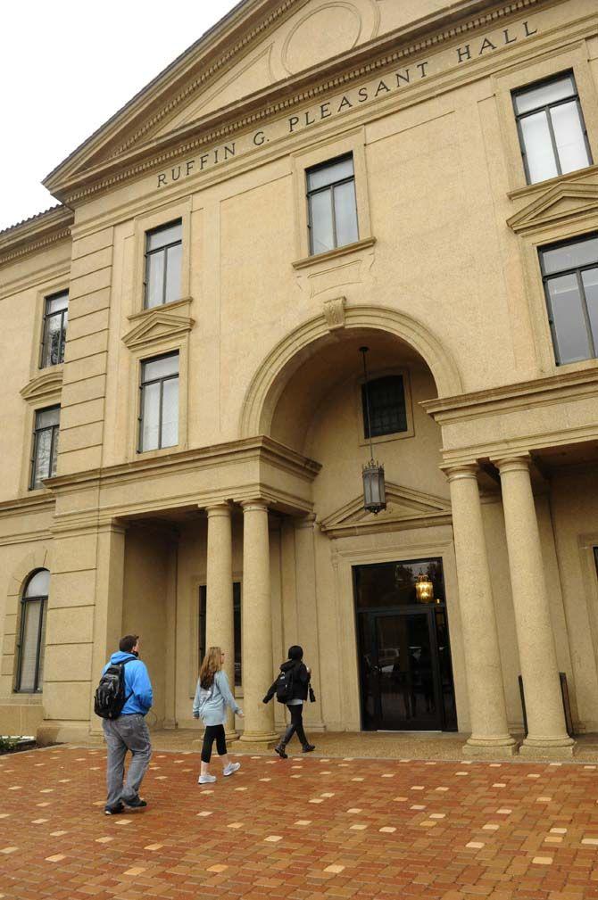 Pleasant Hall before renovations on Tuesday, Feb. 4, 2015.