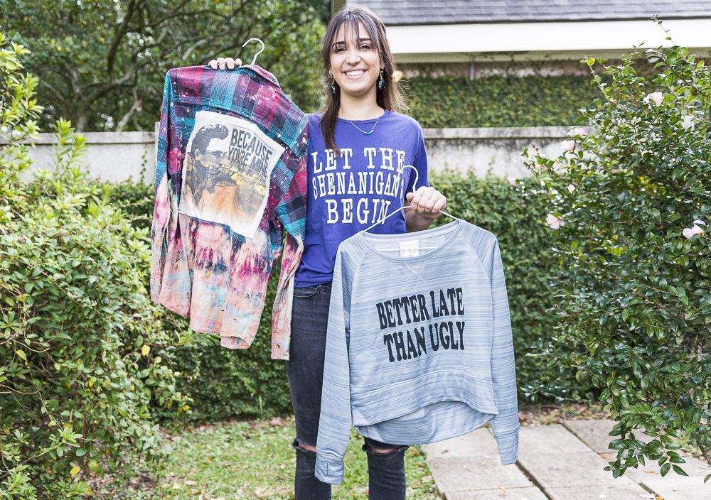 LSU junior's business features playful designs, reconstructed clothing