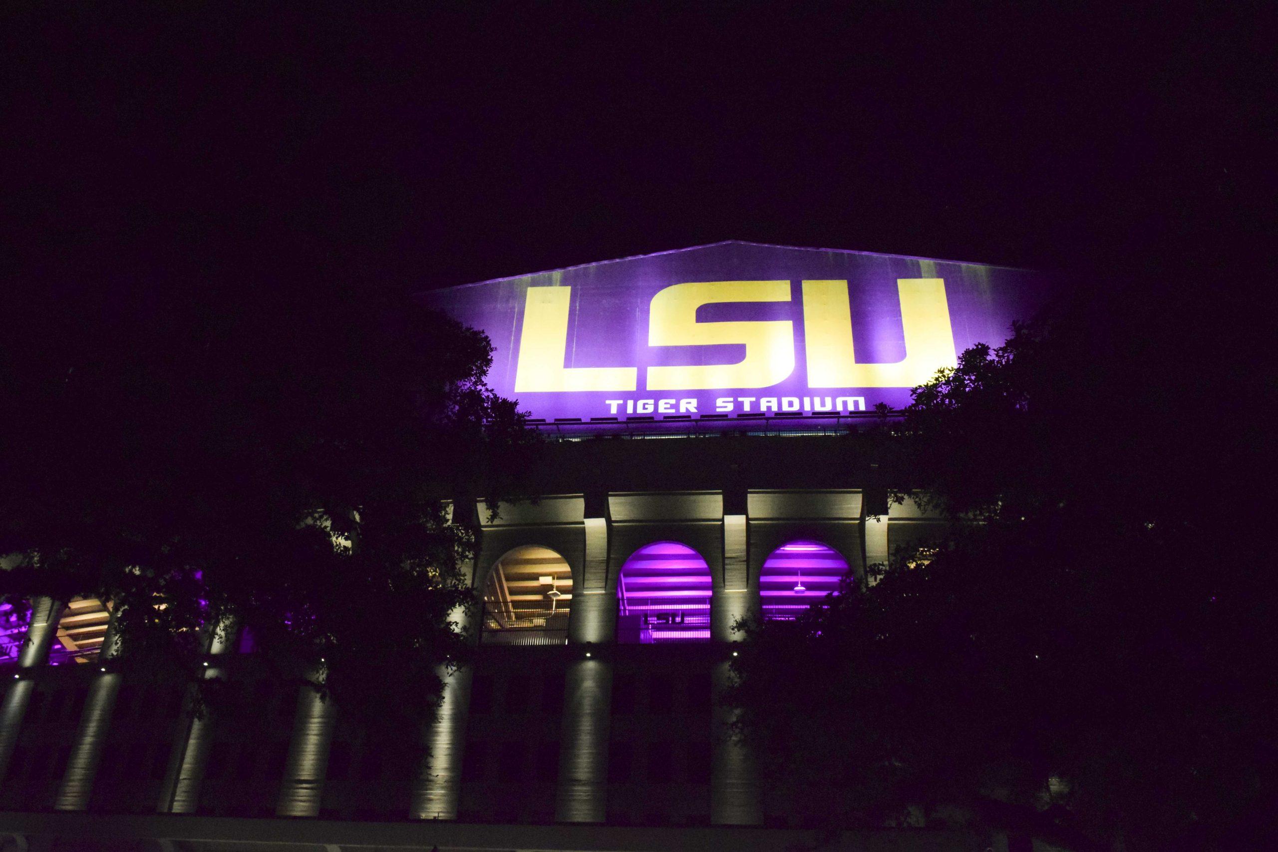 Why LSU's Tiger Stadium remains lit throughout night, offseason