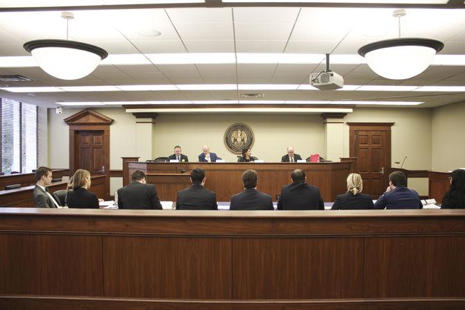 LSU law students learn more about legislative hearings as they participate in a legislative law course on Friday, Jan. 12, 2018.