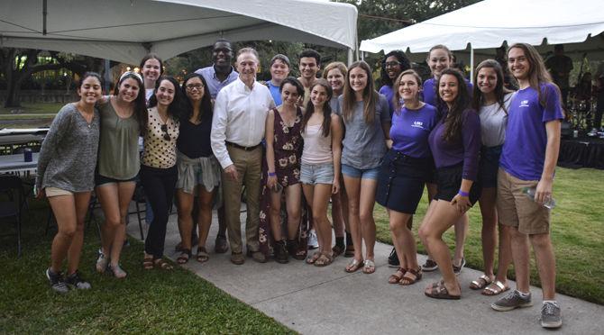 LSU students, Faculty, and Alumni gather for the 50th Anniversary of the Honors College on Friday, October 13, 2017, at the French House on Highland Road.