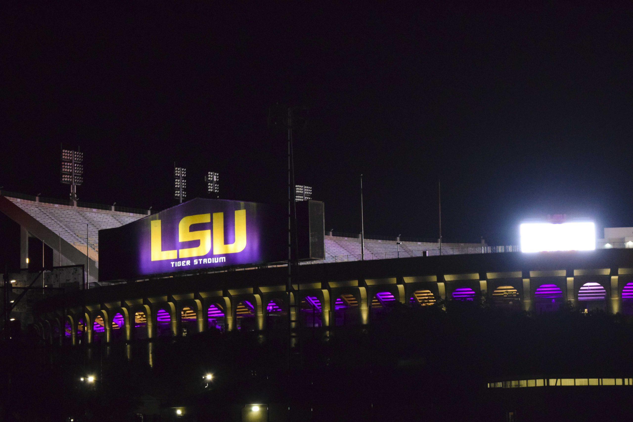 Why LSU's Tiger Stadium remains lit throughout night, offseason