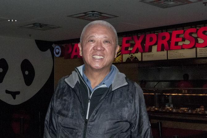 Co-founder and co-CEO of Panda Express Andrew Cherng stands in front of the LSU Student Union Panda Express on Wednesday, Feb. 7, 2018.