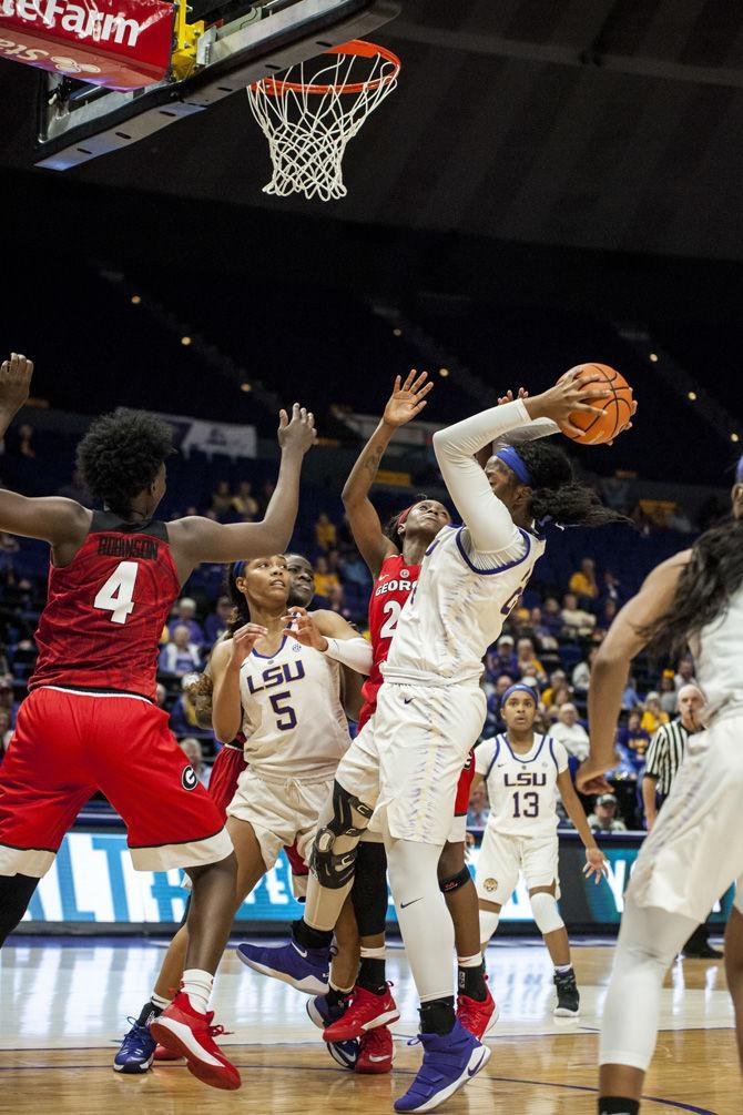 PHOTOS: LSU Women's Basketball Defeats Georgia 71-60