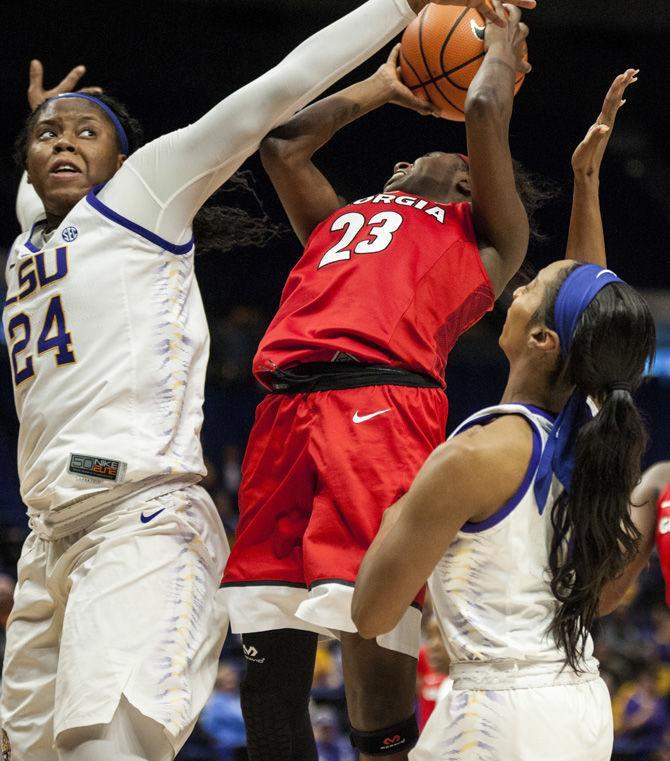 PHOTOS: LSU Women's Basketball Defeats Georgia 71-60