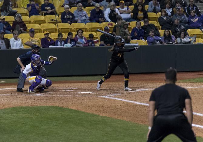 PHOTOS: LSU Softball Victory Vs. University of Southern Mississippi