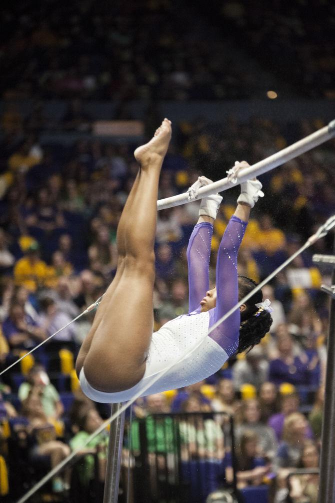 PHOTOS: LSU gymnastics defeats Arizona at final home meet