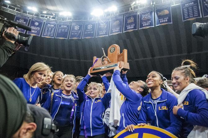 PHOTOS: LSU Gymnastics Win SEC Title