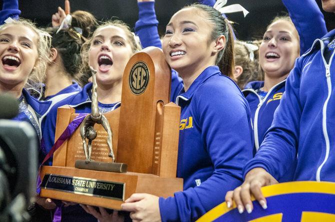 PHOTOS: LSU Gymnastics Win SEC Title