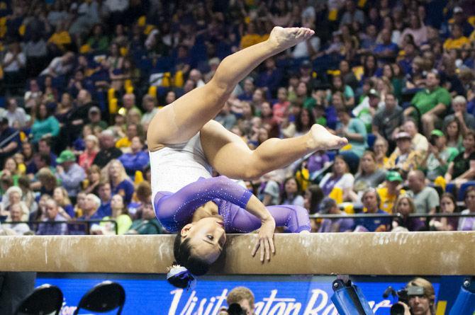 PHOTOS: LSU gymnastics defeats Arizona at final home meet