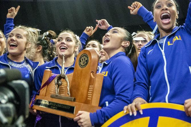 PHOTOS: LSU Gymnastics Win SEC Title