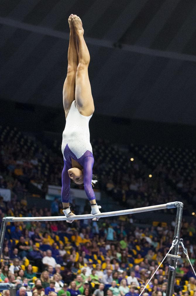 PHOTOS: LSU gymnastics defeats Arizona at final home meet