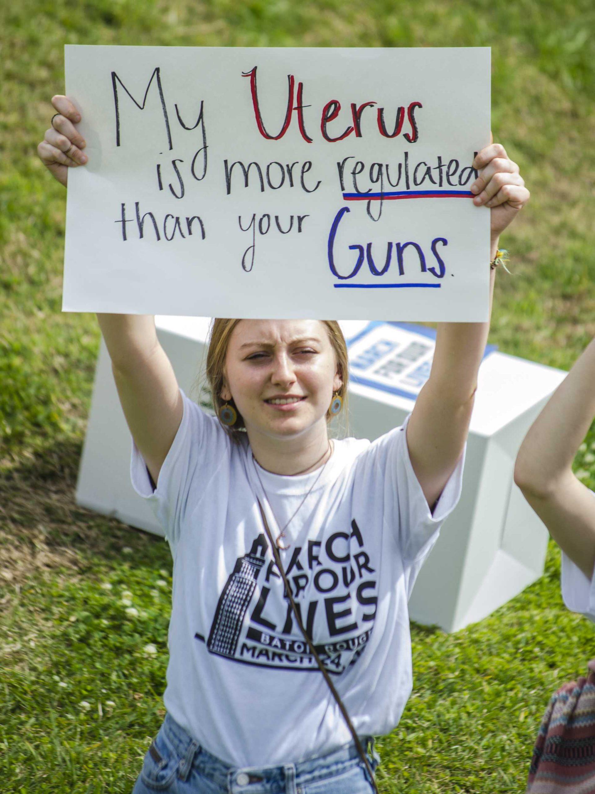 Louisiana high school students participate in 'March For Our Lives' in Baton Rouge, New Orleans