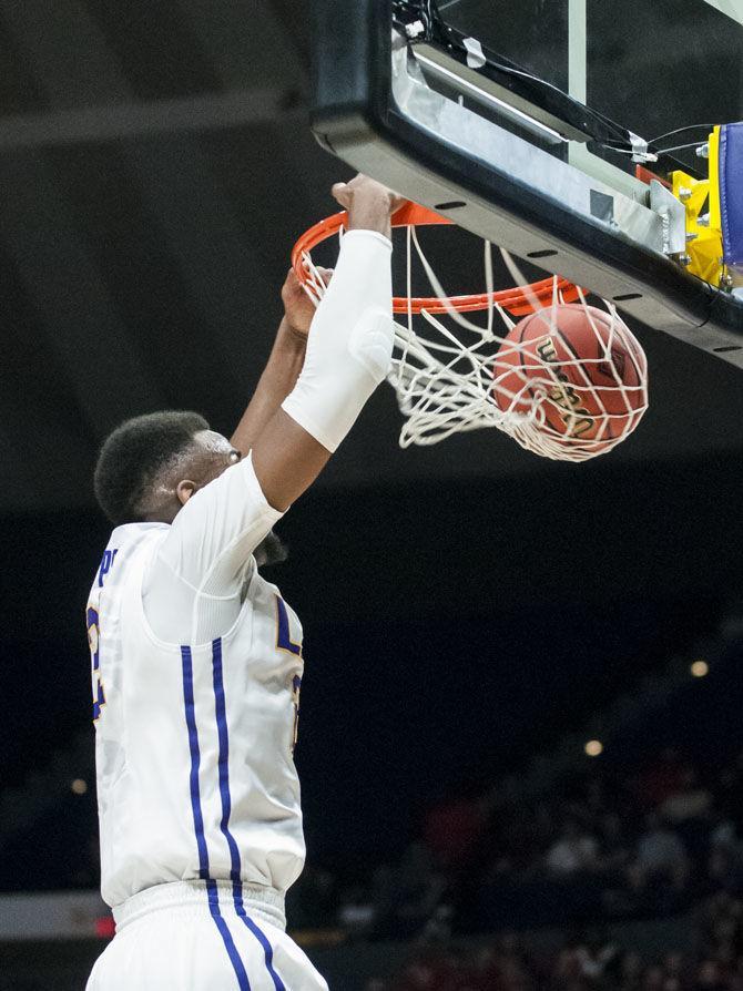 PHOTOS: LSU men's basketball defeats UL-Lafayette 84-76 in round one of NIT