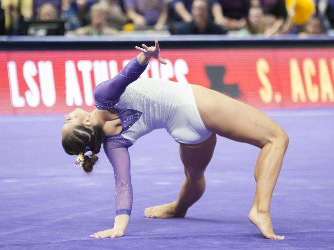 PHOTOS: LSU gymnastics defeats Arizona at final home meet