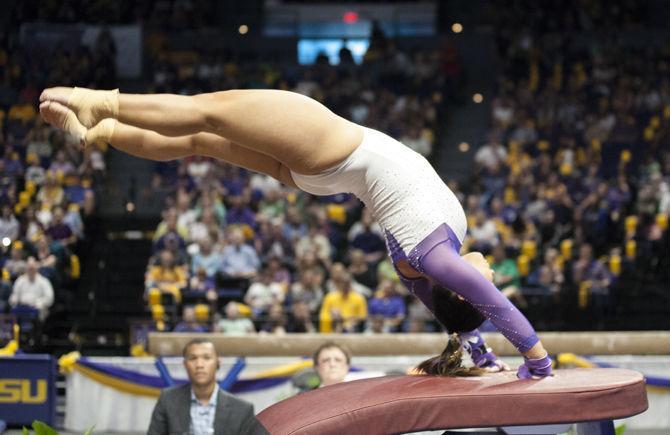 PHOTOS: LSU gymnastics defeats Arizona at final home meet