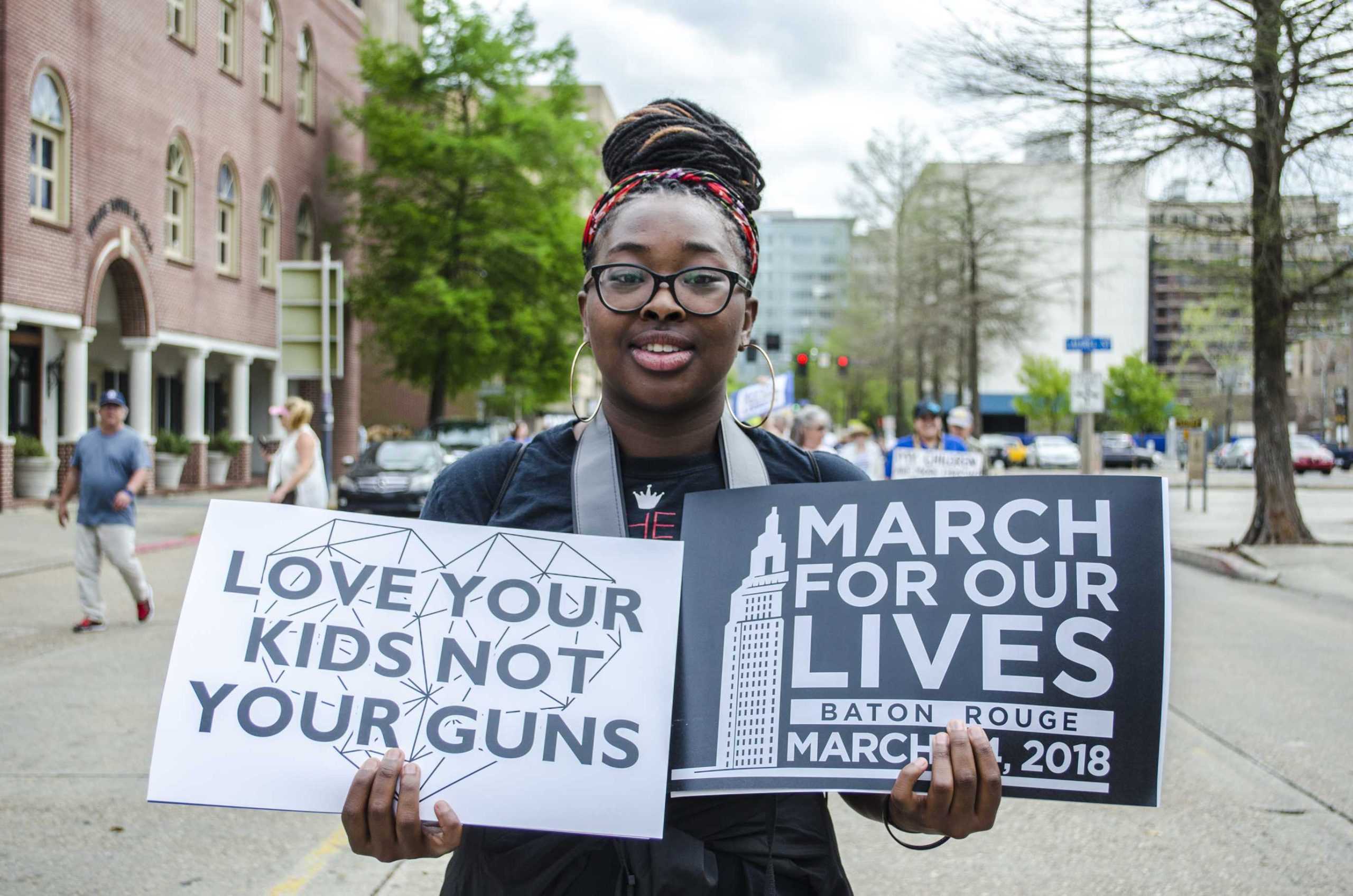 Louisiana high school students participate in 'March For Our Lives' in Baton Rouge, New Orleans