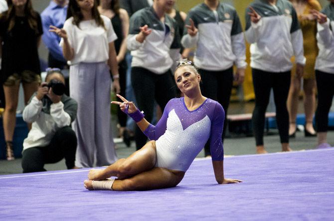 PHOTOS: LSU gymnastics defeats Arizona at final home meet