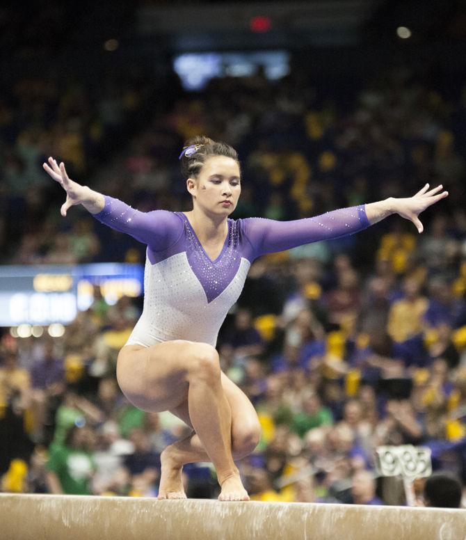 PHOTOS: LSU gymnastics defeats Arizona at final home meet