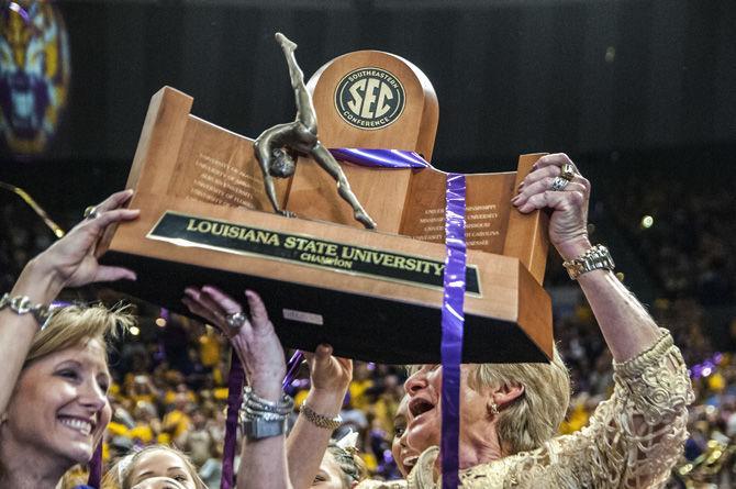 PHOTOS: LSU Gymnastics Win SEC Title